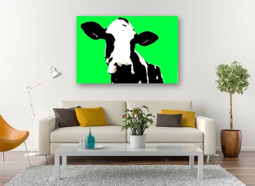 Pop art cow - pop,