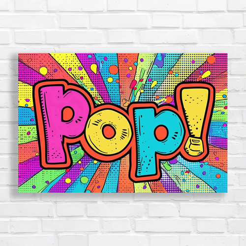 Vibrant pop original canvas - pop,