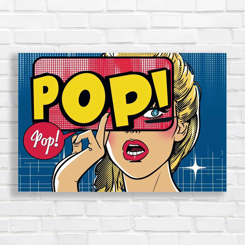Vibrant pop comic - comic, original