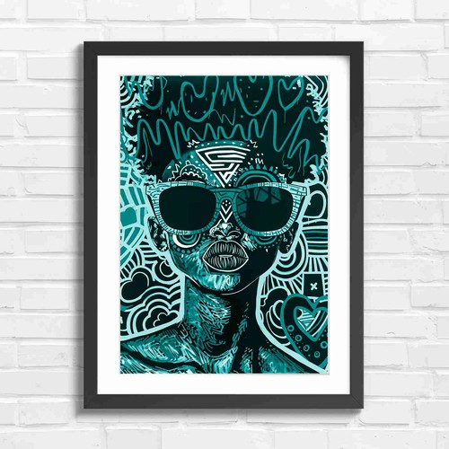 Bold pop art girl with - art,
