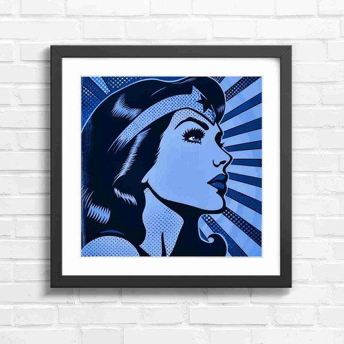 Bold pop art girl - bold,