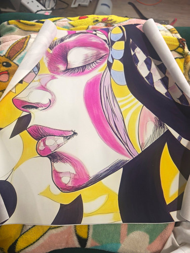 Pop art woman face - pop, portrait