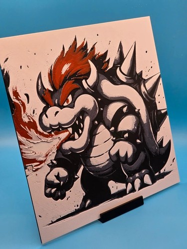 Mario bros bowser printed - bros,
