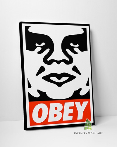 Obey face canvas art - wall,