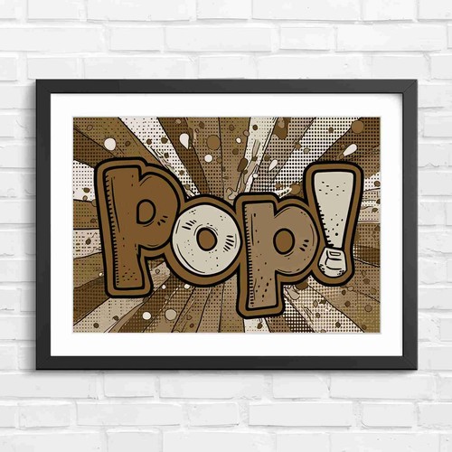 Bold pop art - bold, text