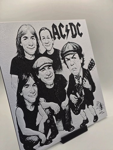 Printed wall art - ac/dc,