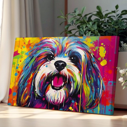 Shih tzu pop art - shih, wall