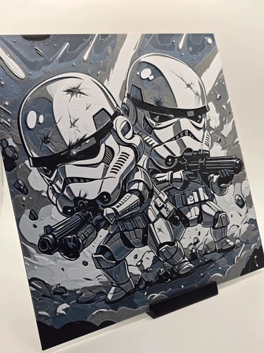 Star wars stormtrooper - star, 3d