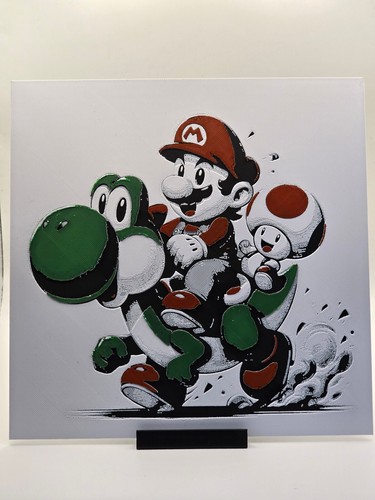 Mario bros yoshi printed - 3d,