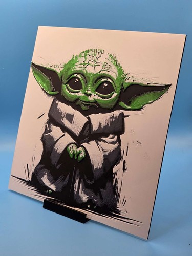 Grogu star wars - grogu, printed