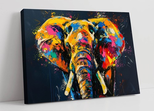 Pop art multicolour painting - art,