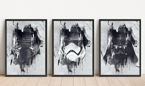 Set start wars movie art - start,