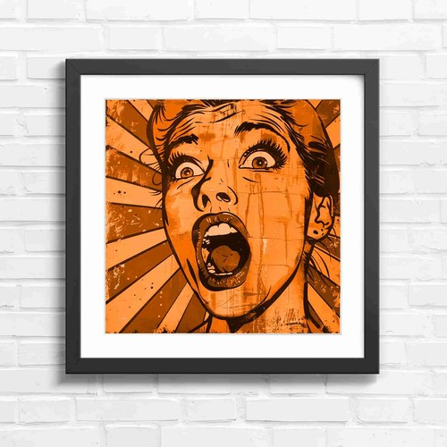 Bold pop art girl - pop,