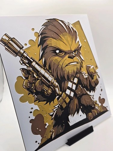Chewbacca star wars printed - star,