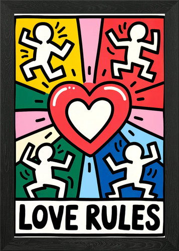 Love rules pop - pop, art