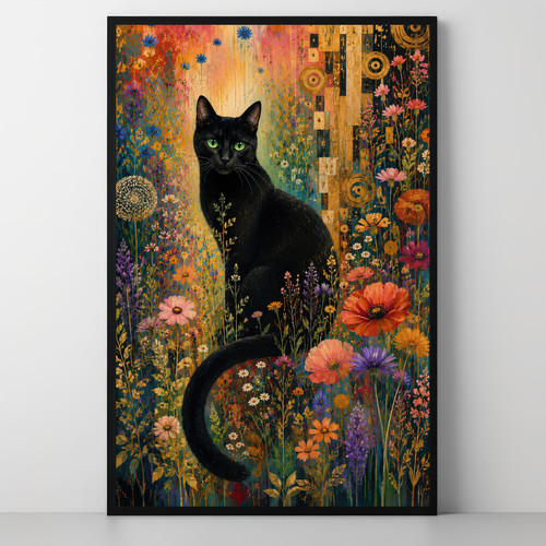Gustav klimt inspired black - klimt,
