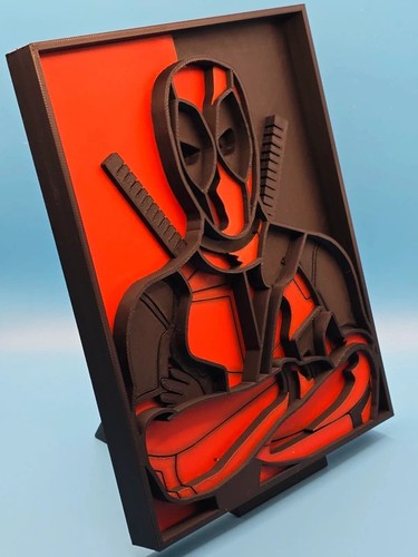 Deadpool printed layered - deadpool,