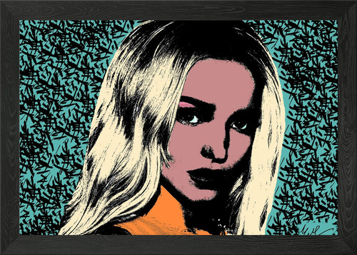 Pop art celebrities framed - celebrities,