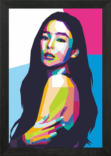 Pop art portrait woman - portrait, of