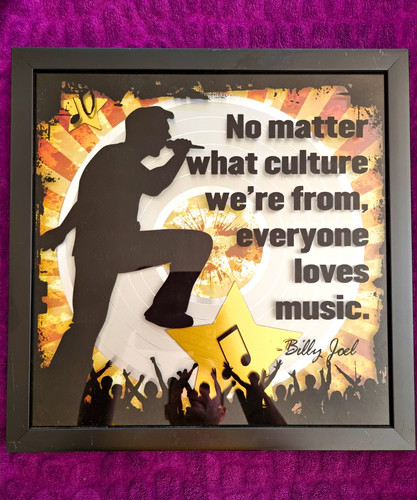 Billy joel framed collectable - billy,