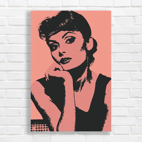 Retro glam pop canvas print - canvas,