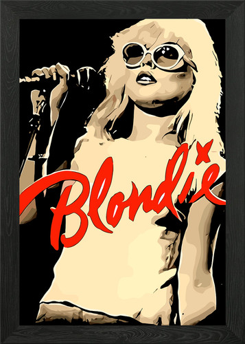 Blondie pop art portrait - blondie,