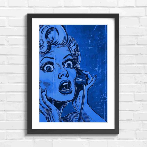 Retro pop art - pop, with