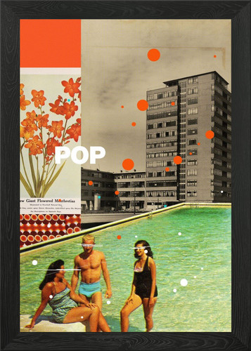 Pop framed wall art poster - framed,