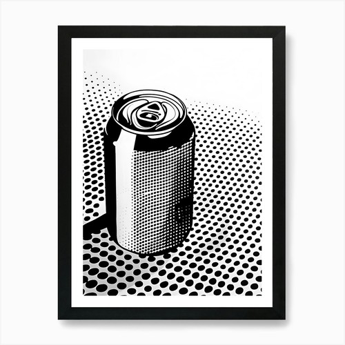 Pop art print framed - print,