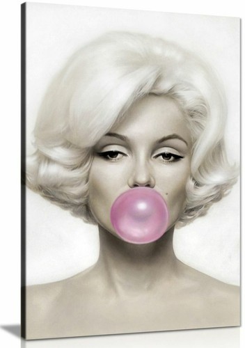 Marilyn monroe pink bubble - pink, gum