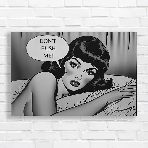 Retro pop girl black - pop,