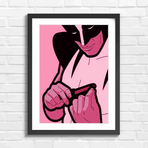 Bold pop art superhero - bold,