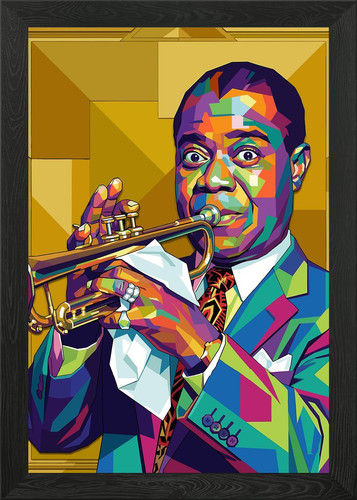 Louis armstrong playing - armstrong,