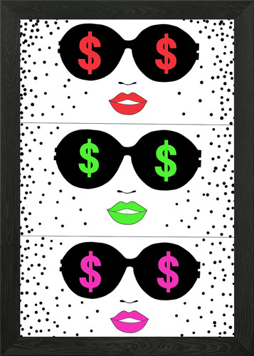 Pop art framed wall - framed,