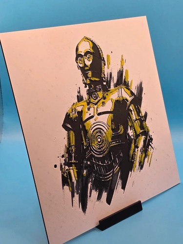C3po star wars printed wall - c3po,