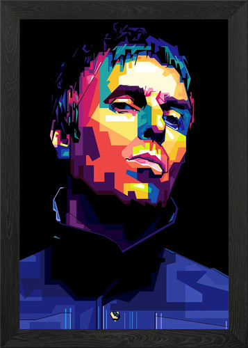 Liam gallagher pop - gallagher, framed