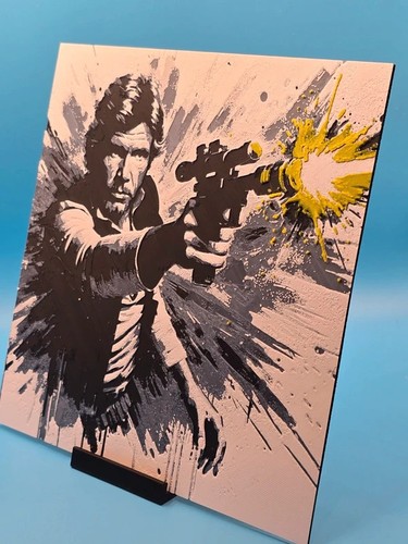 Han solo star - wars, printed