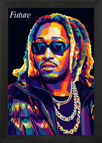 Future pop art portrait - future,