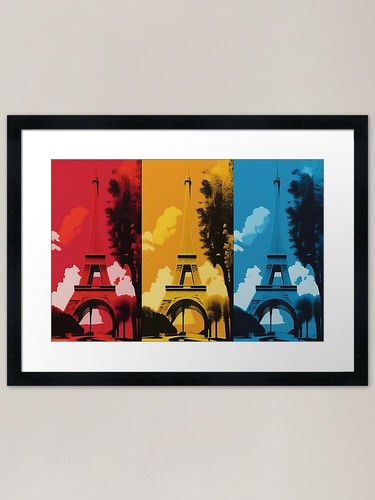 Pop art eiffel tower 3 - eiffel,
