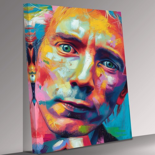 John lydon icon abstract - lydon,
