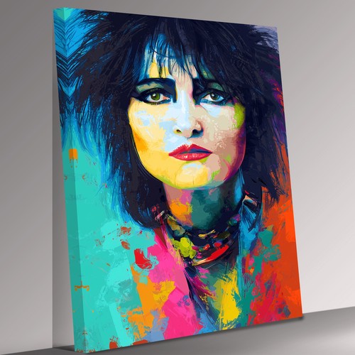 Siouxsie sioux icon abstract - sioux,