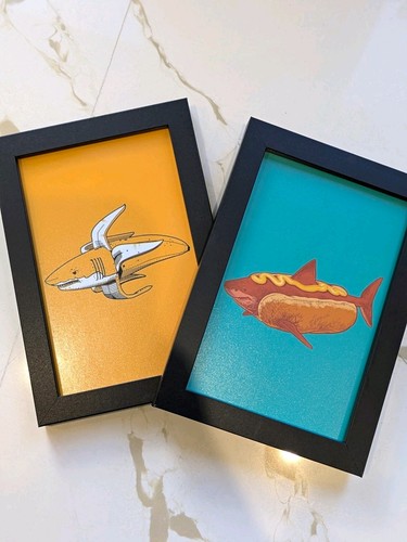Shark pop art picture - pop,