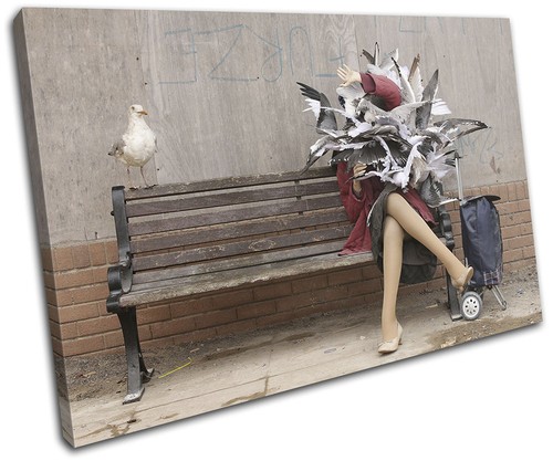 Graffiti pop seagulls banksy - graffiti,