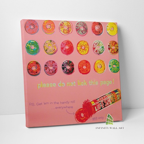 Lifesavers candy warhol pop - warhol,