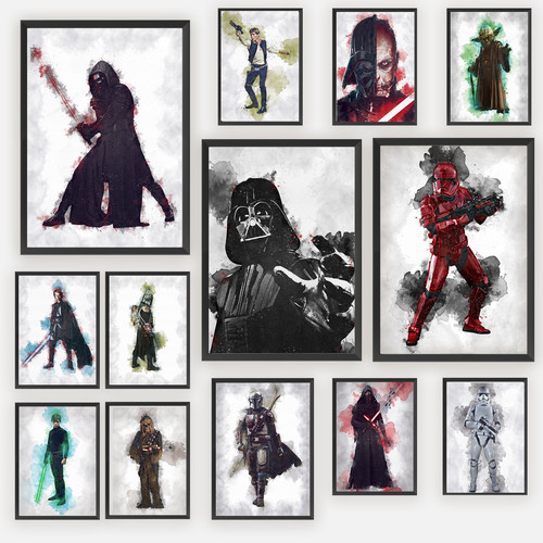 Star wars wall art classic - star,