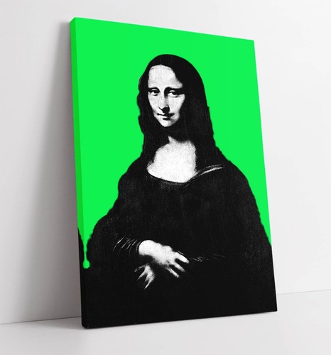 Mona lisa pop art - art, green