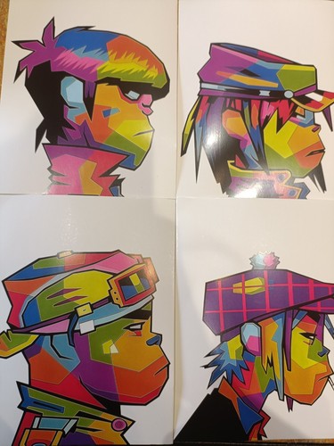 Set gorilla pop art - set,