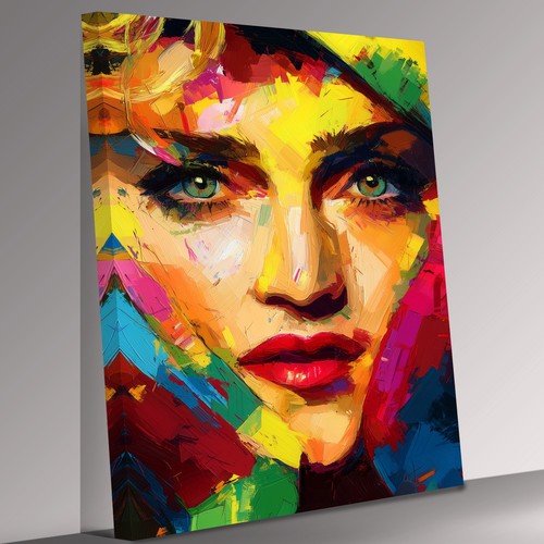 Madonna icon abstract - icon,