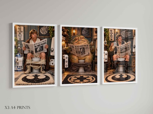 Star wars bathroom - star, prints