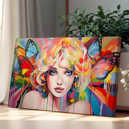Fairy pop art canvas - fairy,
